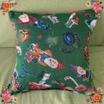 ナタリー・レテ クッションカバー マッシュルーム　マッシュルームとノームのゴブラン・クッション・カバー