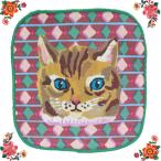 ナタリー・レテ ミニ・ハンド・タオル マヤ　プリンセス・キャット猫のタオルハンカチ