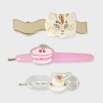 ナタリー・レテ ヘア・ピン・セット ケーキ・キャット・ブルー・アイ　お料理猫のヘアピン・セット