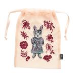 nata Lee *rete бур nji-* draw -тактный кольцо сумка Blanc shu белый заяц. chu-ru мешочек 