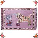 ナタリー・レテ マルチ・マット リトル・タイガー＆リトル・エレファント　小トラと小ゾウのゴブラン・ルームマット