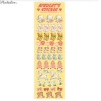  бумага кукла Mate pa- Lee * обод - Bubble стикер little *f линзы * retro животное Pearly Sticker Paper Doll Mate little friends