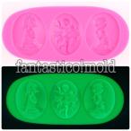  ручная работа. силикон mold *3 видов ангел камея type Angel type античный type kaboshon type силикон type resin type 