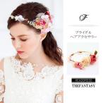 花冠  ウエディング 花かんむり 結婚式 花 ハワイアン ヘッドドレス 可愛い タトゥーシール 贈呈対象 fhkan055pk
