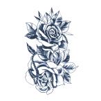 ジャグアタトゥー タトゥーシール 2週間で消えるタトゥー ヘナタトゥー 本物志向 薔薇