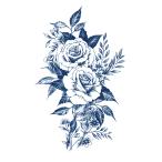 ジャグアタトゥー タトゥーシール 2週間で消えるタトゥー ヘナタトゥー 本物志向 薔薇