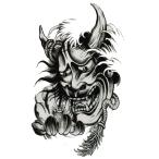 タトゥーシール 般若 お面 hb091 中型・A5