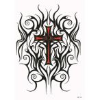 タトゥーシール クロス 十字架 hb502 中型・A5