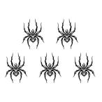 タトゥーシール タトゥーシール 5枚入り 蜘蛛 トライバル tm0865 ワンポイント