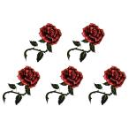 タトゥーシール タトゥーシール 5枚入り バラ 薔薇 tm0902 ワンポイント