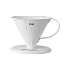 ショッピングサーモマグ thermo mug(サーモマグ) コーヒードリッパー ホワイト Φ9.7×W11.5×H8cm【TSUBAME COFFEE DRIPPER S】T