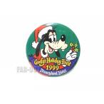 グーフィー クリスマス Goofy's Holiday Feast 1999 DL ホテル 缶バッジ 缶バッチ ディズニー