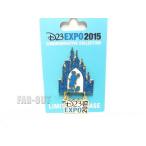 D23 Expo USA 2015 ミッキー w/ キャッスル ロゴ ダングル ピンズ ディズニー