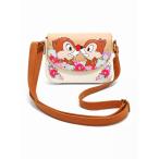 Loungefly チップとデール クロスボディバッグ ラウンジフライ ディズニー Chip &amp; Dale Nose To Nose Crossbody Bag