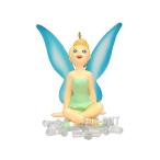 tin машина * bell снег. кристалл . сиденье . орнамент Gloria фирма Disney Tinkerbell 