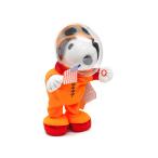 ピーナッツ スヌーピー 月面着陸50周年記念 宇宙飛行士 ぬいぐるみ オレンジ サウンド &amp; アクション付き PEANUTS Animated Astronaut Snoopy