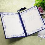 結婚式 結婚証明書 /  ゲスト参加型結婚証明書 「フローラ」