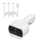 BatPower 120W PD USB C 車載充電器 ラップトップ カーチャージャー (20V~5V 対応 USB-C Laptop 車の充電器 )New MacBook Pro Air USB C Laptop Notebook