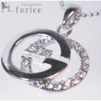 Yahoo! Yahoo!ショッピング(ヤフー ショッピング)ラインホワイトキュービックジルコニア シンメトリーイニシャルＧペンダントネックレス（カットボールチェーン付き）