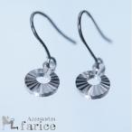 Yahoo! Yahoo!ショッピング(ヤフー ショッピング)キラキラサークル サンライズデザイン シルバーカラー ジュエリー系フックピアス