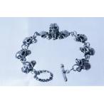 Yahoo! Yahoo!ショッピング(ヤフー ショッピング)エイリアン&スカル メタルブレスレット