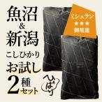 令和4年産 新米 新潟産・魚沼産コシヒカリ 450g×2袋 3合2種 食べ比べセット ミシュラン店様御用達 コシヒカリ 産地限定