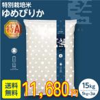 【無くなり次第終了】令和7年産　ゆめぴりか　15kg　特別栽培米　北海道産　農家直送　おすすめ　美味しいお米直売　農家直売　米　白米　15キロ