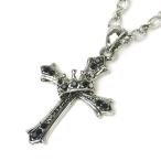 Yahoo! Yahoo!ショッピング(ヤフー ショッピング)訳アリ ネックレス クロス メンズ ストーン ブラック おしゃれ かっこいい M-288bk
