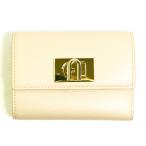 ショッピングフルラ フルラ FURLA 財布 三つ折り財布 折りたたみ財布 1927 M pcw4aco-ar-b4 レディース ベージュ ゴールド カーフレザー 本革 ミニ財布 ブランド
