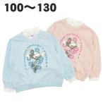 ディズニー ミニーマウス シフォン トレーナー 長袖 秋 春 裏毛 子供 服 こども キッズ 女の子 100 110 120 130 キャラクター グッズ 【2点までメール便可】