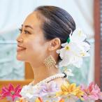 リリー ヘア クリップ Maunaloa マウナロア フラダンス 髪飾り チェリー ピンク パープル ホワイト 頭飾り ヘア アクセサリー 小物 ハワイアン