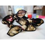 Yahoo! Yahoo!ショッピング(ヤフー ショッピング)★お花☆超おしゃれアバンド★美品★ レディース 大人 キッズ幅広★痛くない☆リボン付カチューシャ★☆豪華♪結婚式やパーティー★☆黒色