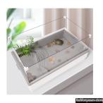  черепаха. аквариум большой черепаха аквариум аквариум черепаха для аквариум рептилии садок для разведения земноводные для box черепаха сырой . земля разведение контейнер черепаха. приятный . имеется осушение . лестница корм тарелка . пробег предотвращение починка простой 