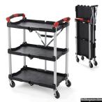  тележка для инструмента tool Cart 3 уровень складной Wagon тележка общий выдерживаемая нагрузка 75kg Wagon шина тележка с роликами . легкий простой место хранения 