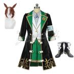 ウマ娘 プリティーダービー 風 バンブーメモリー コスプレ 衣装 ウィッグ 靴 コスチューム cosplay イベント 演出服 アニメ変装 仮装 ハロウィン