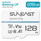 マイクロSD microSDXC 128GB microsdカード SUNEAST UHS-I U3 V30 A1 4K対応 R:95MB/s 日本国内正規品 SE-MSD128GMON Gaming LP Nintendo Switch対応