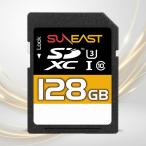 SUNEAST SDカード 128GB SDXC UHS-I カード TLC SDメモリーカード 4K動画撮影 写真 Vlogミラーレス Vlogコンパクトカメラ 家庭用4KビデオカメラSDカード 5年保証
