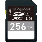 SUNEAST SDカード 256GB SDXC UHS-I V30 U3 Class10 SDメモリーカード 最大転送速度95MB/s IPX7防水性能 SE-SDU3256GBC10（YF）