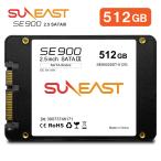 エコーパッケージ【正規代理店】SUNEAST 512GB SSD 2.5インチ 7mm SATA3 6Gb/s 3D NAND 内蔵ssd ps4 ストレージ増設 容量拡張ノートパソコンPC SE90025ST-512G-N