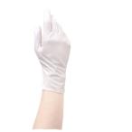 福徳産業 ニトリル手袋 使い捨て 100枚入 ホワイト パウダーフリー 粉なし 極薄 S ゴム手袋 食品衛生法適合 手肌に優しい すべり止め