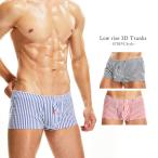 立体トランクスストライプローライズ...