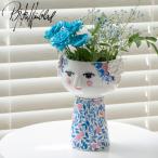 ショッピングエヴァ ＼1/15はポイント10倍／ ビヨン・ヴィンブラッド エヴァ フラワーベース ブルー/ローズ Bjorn Wiinblad VASE Eva ビヨンヴィンブラッド ベース 花器