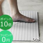 ショッピング珪藻土バスマット soil ソイル 珪藻土 バスマット ウェーブ ラッピング無料 日本製 速乾 BATH MAT wave B255