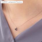 ＼11/15・16はポイント10倍／ ハリオ ネックレス ウィンクハート ブラック ハート型 ガラス製 HARIO Lampwork Factory 手作り 日本製