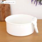 野田琺瑯 洗い桶 丸型 8L 新型 ノダホーロー 桶 丸形洗い桶 たらい 日本製 NWA-R キッチンツール