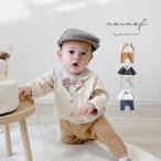 ショッピングフォーマル mocmof おめかしフォーマル カバーオール 600-554100(ベビー服 フォーマル 男の子 ロンパース おしゃれ 70 80 ベビー 出産祝い 長袖 冬 100日祝い ブランド)