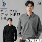  рубашка-поло длинный рукав вязаный рубашка-поло U.S. POLO ASSN. You e spo нижний snS-3L большой размер мужской nisen
