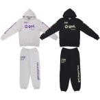 ゴル スウェット上下「フットサル ロゴフーディー＆ロゴスウェットパンツ」(g494-962g497-963)
