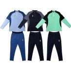 サッカージャンキー トレーニング上下「パンジェルマン ハーフZIPストレッチトレーニングトップ&ストレッチロングパンツ」(sj26a01-02)