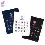 ラグビーワールドカップ2023 フランス オフィシャル 20 UNIONS COLLECTION クリアファイル3枚セット(RUGBY WORLDCUP FRANCE 2023)(RWC53230)